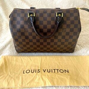 Authentic Louis Vuitton Speedy 30 Damier Ebene